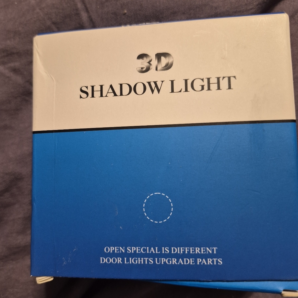 3D Shadow Light Box - Blue and White Packaging DODGE Charger 2022